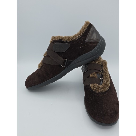 Stuart Weitzman Brown Sport Suede Leanto Shoes Size 8 1/2 M - Picture 7 of 10